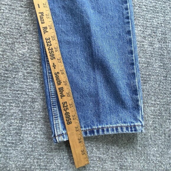 Levis 550 Jeans Mens 34x34 Blue Relax Fit Straight Workwear Demin Causal - Picture 4 of 15